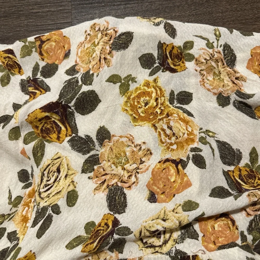 EUC FREE PEOPLE ROWS OF ROSES MAXI DRESS - Picture 3 of 3